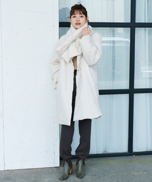 F by ROSSO　マフラー付き中綿ミドルコート 【SHIPS any別注】ALTUS MOUNTAIN GEAR: バブル ダウン ベスト V1345490256(10296円)