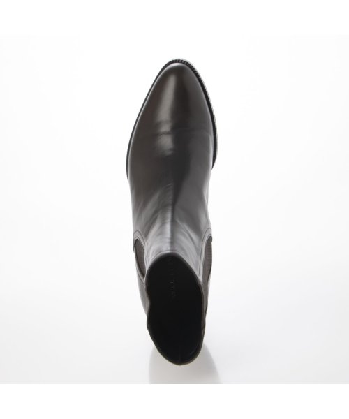 サイドゴアレザーショートブーツ 