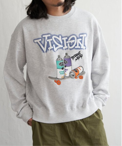 VENCE　EXCHANGE(ヴァンス　エクスチェンジ)/VISION STREET WEAR ビジョンストリートウェア スプレーイラストトレーナー/img10