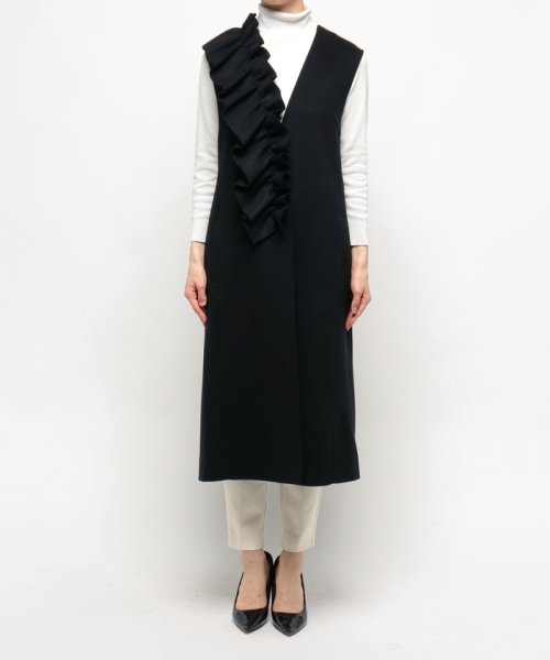 【LOULOU WILLOUGHBY】フリルリバージレ B80 W65 H89　着用サイズ：02