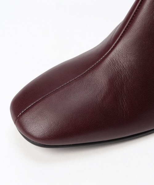 【FABIO RUSCONI(ファビオルスコーニ)】スクエアトゥショートブーツ 