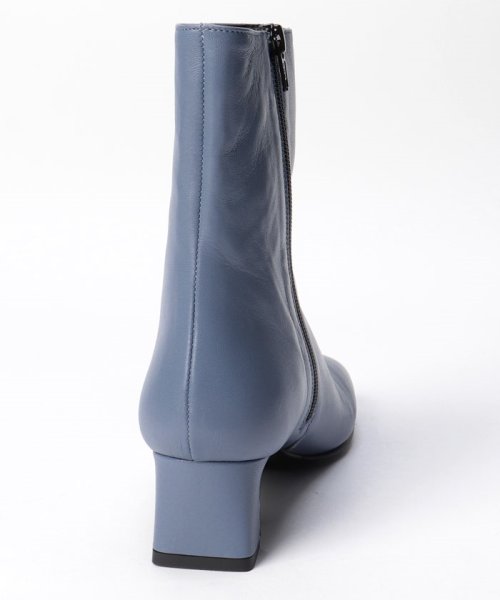 【FABIO RUSCONI(ファビオルスコーニ)】スクエアトゥショートブーツ 