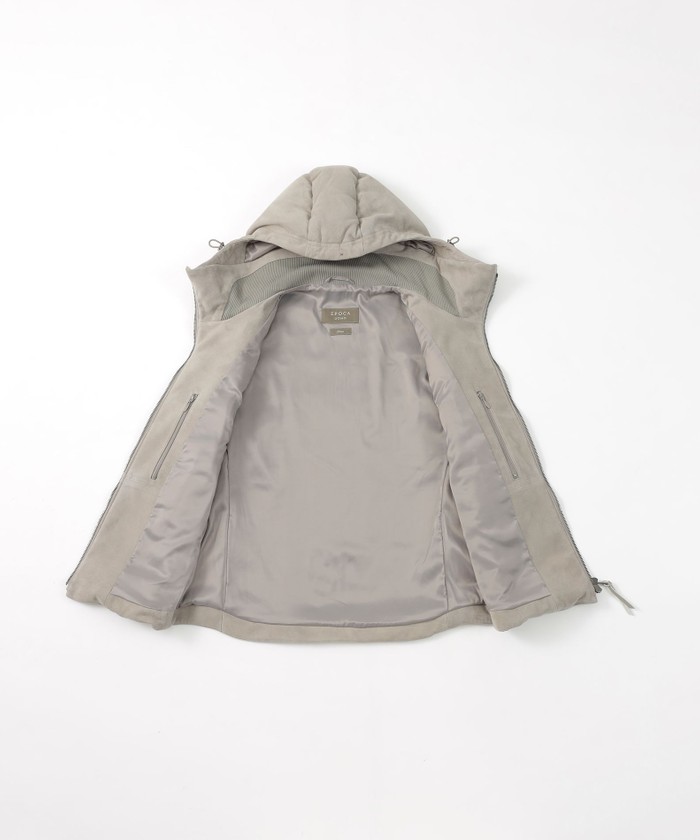 PRIMA COLLECTION】スエードレザーダウンベスト(505624019)｜HANKYU