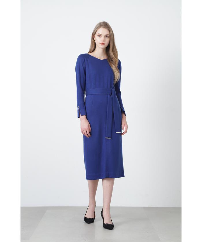 ◇ドルマンスリーブステッチワンピース - Meediaskitchen 