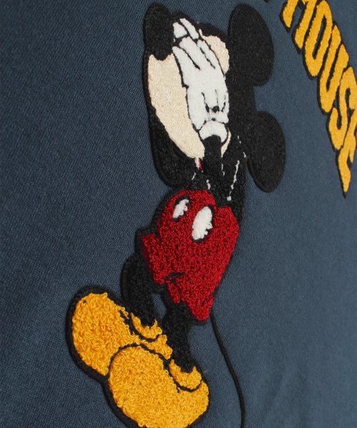 DISNEY(DISNEY)/【DISNEY/ディズニー】Mickkey/Pooh 裏起毛サガラ刺繍クルーネックトレーナー/img04