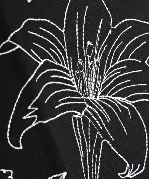 LUXSTYLE(ラグスタイル)/フラワー刺繍トレーナー/トレーナー メンズ スウェット フラワー 刺繍 ロゴ/img13