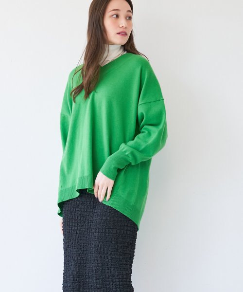 MICA&DEAL(マイカアンドディール)/【セットアップ対応商品】v/n loose knit p/o/img14