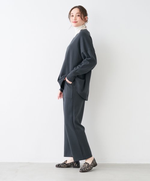 MICA&DEAL(マイカアンドディール)/【セットアップ対応商品】wide straight knit pt/img09