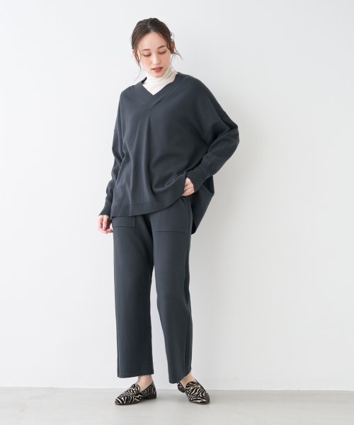 MICA&DEAL(マイカアンドディール)/【セットアップ対応商品】wide straight knit pt/img10