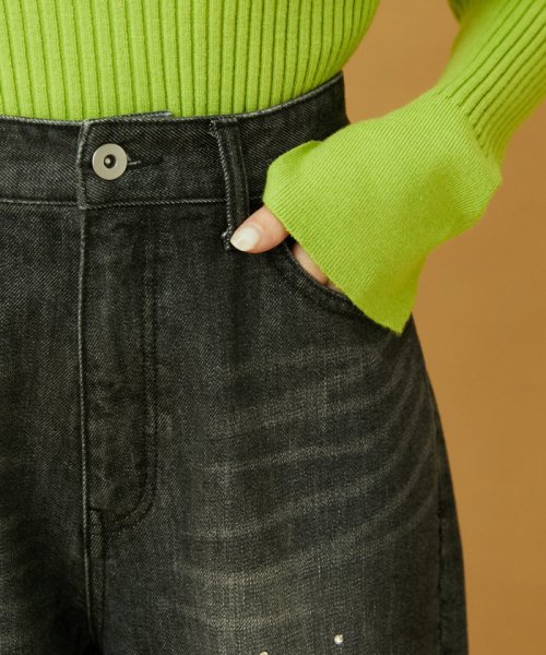 ラインストーンストレートデニム 人気・おすすめ｜使いやすい・旅行におすすめ 品質保証 全国発送 正規品・日本国内発送・安心保証付き