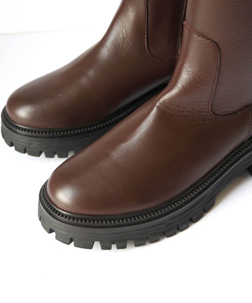 サイドジップロングブーツ【EML－P2009】 商品説明 PUPE