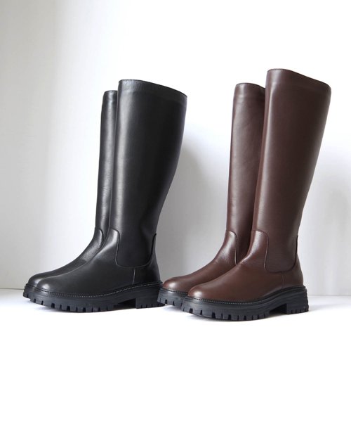 サイドジップロングブーツ【EML－P2009】 商品説明 PUPE