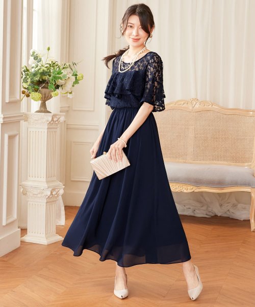 DRESS+(ドレス プラス)/パーティードレス ワンピース 体型カバー 結婚式/img04