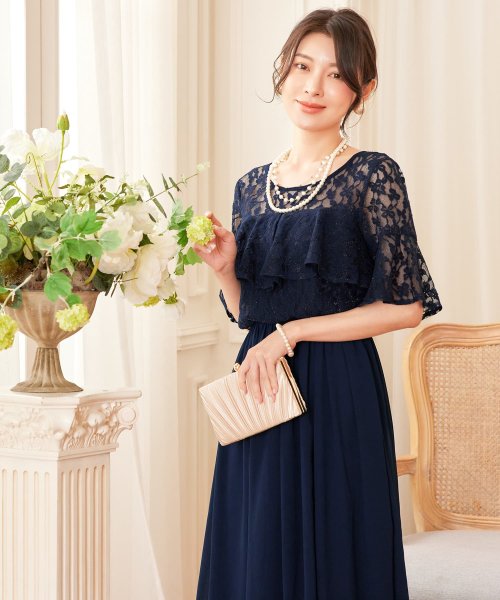 DRESS+(ドレス プラス)/パーティードレス ワンピース 体型カバー 結婚式/img10