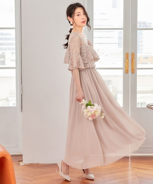 DRESS+(ドレス プラス)/パーティードレス ワンピース 体型カバー 結婚式/img21