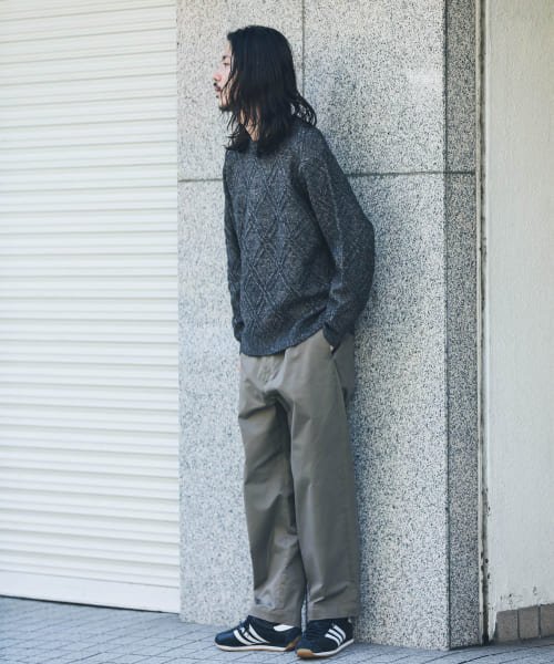 URBAN RESEARCH Sonny Label(アーバンリサーチサニーレーベル)/ウールライクダイヤパターンニットプルオーバー/img14