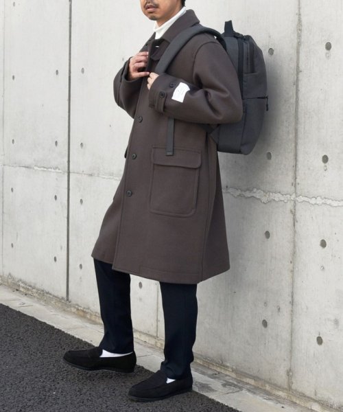 SHIPS any: FUTURE MELTON リラックス ステンカラー コート◇ MELTON FUTURE 　FUTURE 23AW◆　714