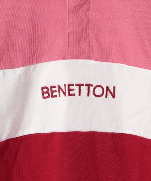BENETTON (UNITED COLORS OF BENETTON BOYS)(ユナイテッド　カラーズ　オブ　ベネトン　ボーイズ)/キッズカラーブロック長袖ポロラガーシャツB/img18