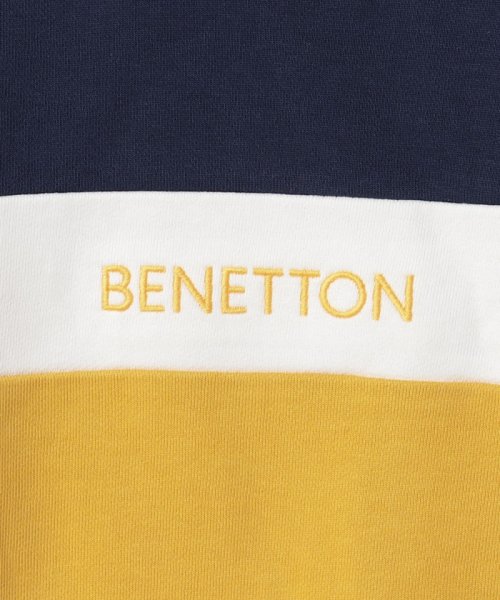 BENETTON (UNITED COLORS OF BENETTON BOYS)(ユナイテッド　カラーズ　オブ　ベネトン　ボーイズ)/キッズカラーブロックラグランスウェットトレーナーB/img12