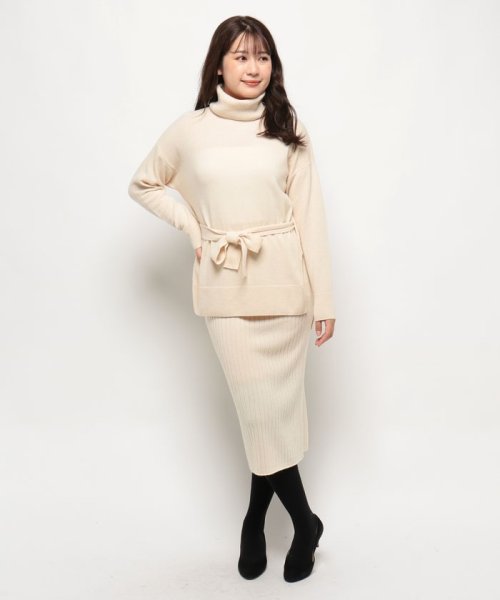 BENETTON (women)(ベネトン（レディース）)/【セットアップ対応商品】ウールリブニットペンシルスカート/img20