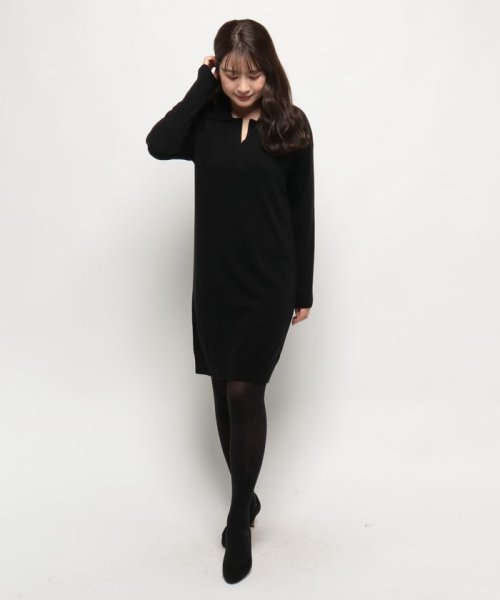 BENETTON (women)(ベネトン（レディース）)/スキッパーポロウールニットワンピース/img06