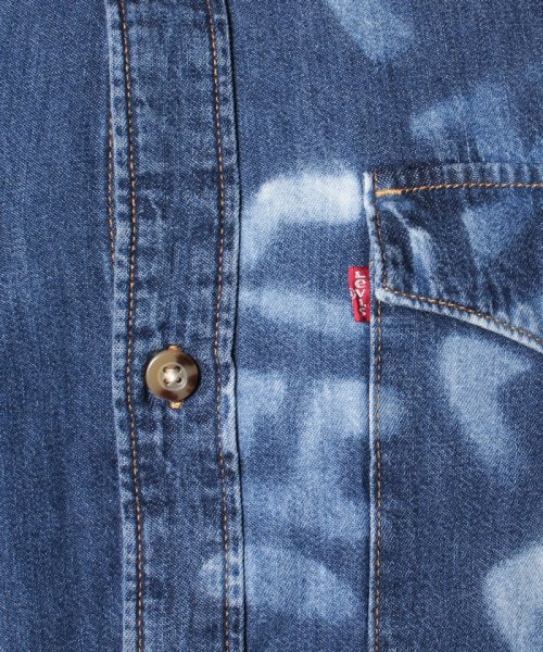 LEVI’S OUTLET(リーバイスアウトレット)/リラックスフィット ウエスタンシャツ インディゴ DESTRUCTED/img06