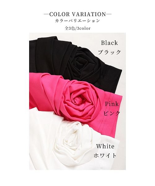 Sawa a la mode(サワアラモード)/日常に薔薇の花を宿すTシャツトップス/img03