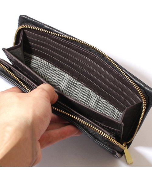 タケオキクチ 財布 長財布 メンズ ブランド ラウンドファスナー レザー 本革 ボックス型小銭入れ 大容量 TAKEO KIKUCHI 761605 TAKEO