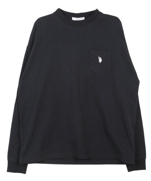 JIGGYS SHOP(ジギーズショップ)/US.POLO ASSN.(ユーエスポロアッスン) ブランド別注オーバーサイズロンT / ロンT メンズ Tシャツ おしゃれ 長袖 ロンティー カットソー トッ/img02