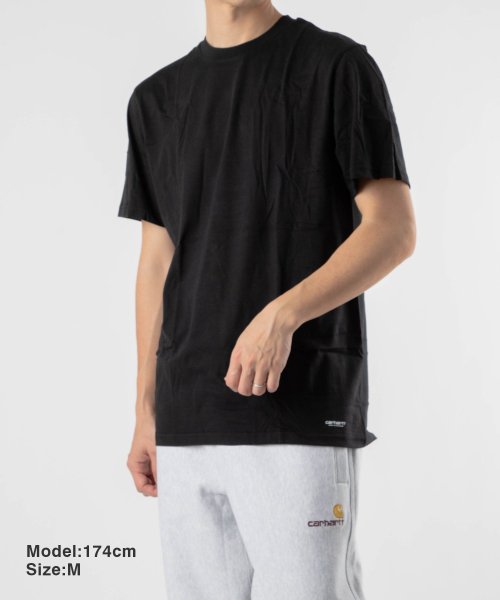 Carhartt(カーハート)/Carhartt Tシャツ 2枚セット I029370 カーハート メンズ トップス 半袖 スタンダード クルーネック Tシャツ  WIP STANDARD C/img10