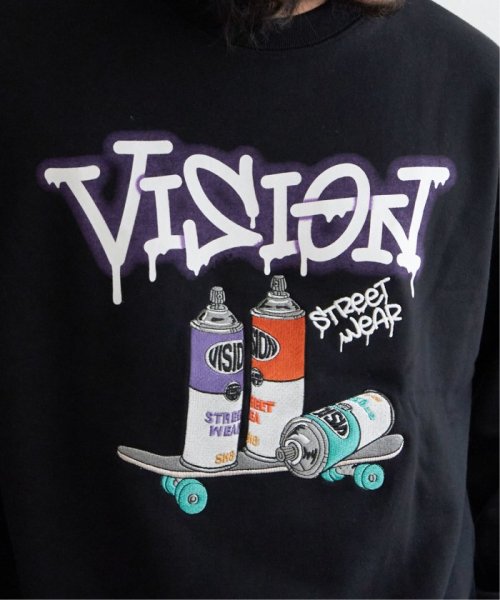 VENCE　EXCHANGE(ヴァンス　エクスチェンジ)/VISION STREET WEAR ビジョンストリートウェア スプレーイラストトレーナー/img18