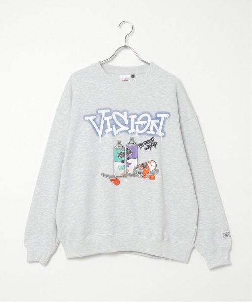 VENCE　EXCHANGE(ヴァンス　エクスチェンジ)/VISION STREET WEAR ビジョンストリートウェア スプレーイラストトレーナー/img22