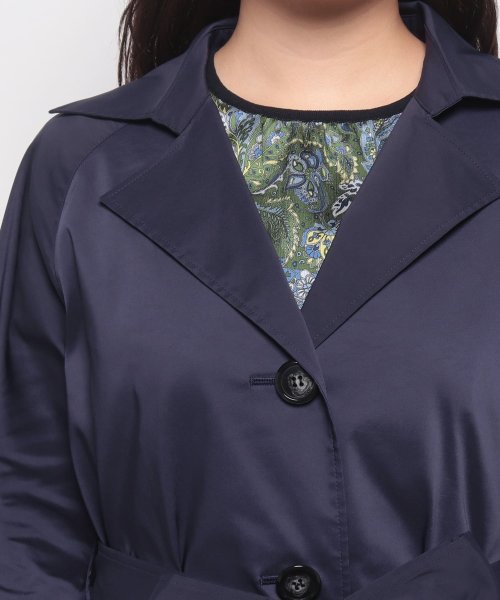 ミディ丈トレンチコート B80