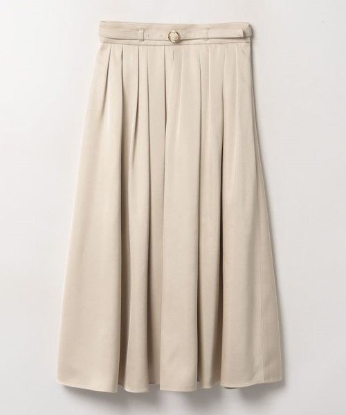 【LOULOU WILLOUGHBY】ブライトツイルタックスカート 