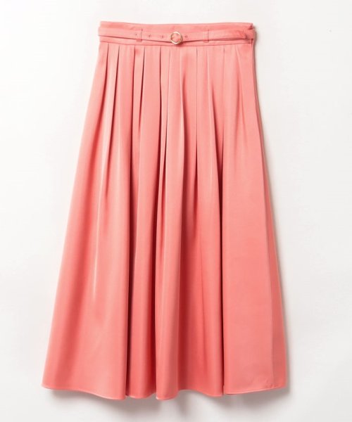 【LOULOU WILLOUGHBY】ブライトツイルタックスカート 