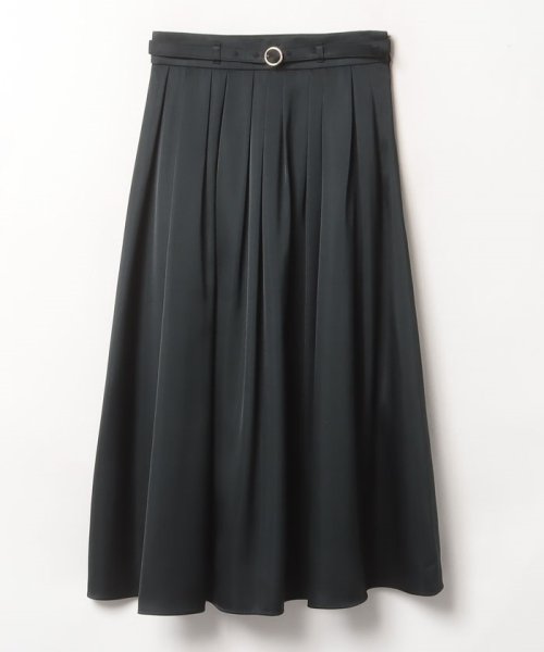 【LOULOU WILLOUGHBY】ブライトツイルタックスカート 