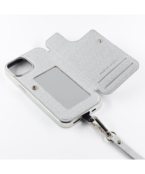 MAELYS LOUNA(マエリスルーナ)/(iPhone15/14/13) Cross Body Case Duo (silver)/img03