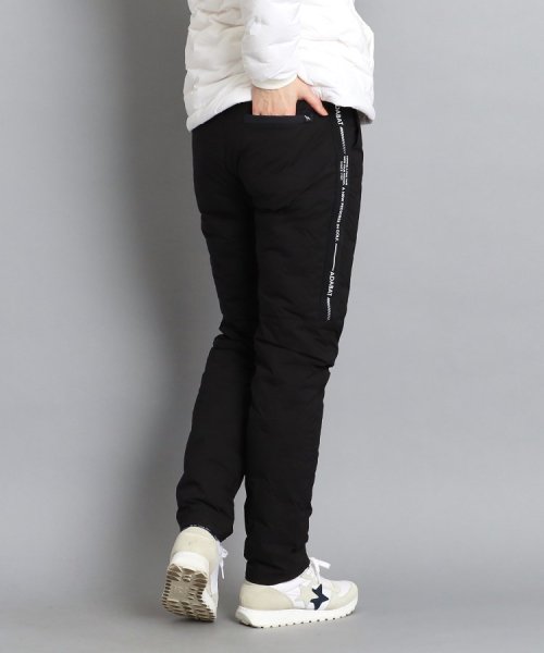 【撥水加工】サイドテロゴデザイン ダウンパンツ 
