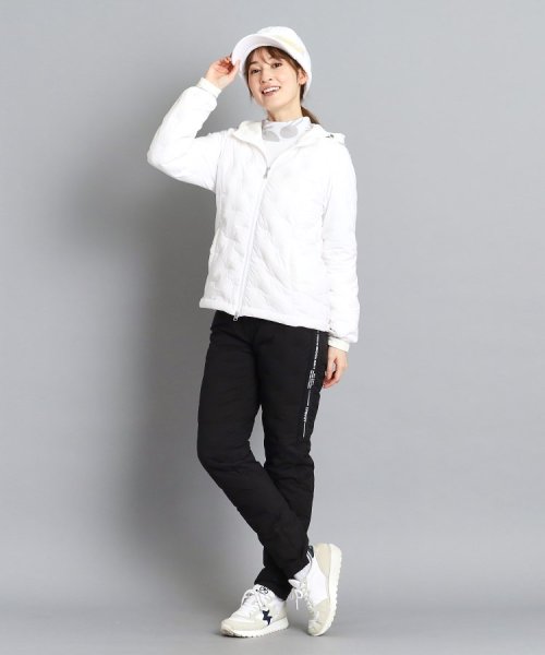 【撥水加工】サイドテロゴデザイン ダウンパンツ 