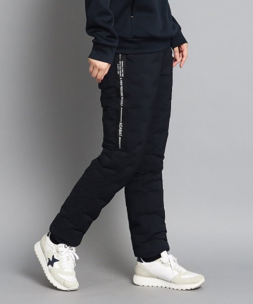【撥水加工】サイドテロゴデザイン ダウンパンツ 