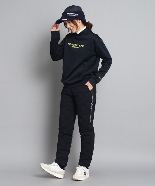 【撥水加工】サイドテロゴデザイン ダウンパンツ 