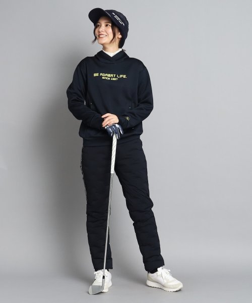 【撥水加工】サイドテロゴデザイン ダウンパンツ 