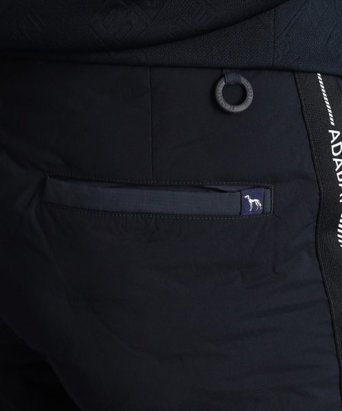 【撥水加工】サイドテロゴデザイン ダウンパンツ 