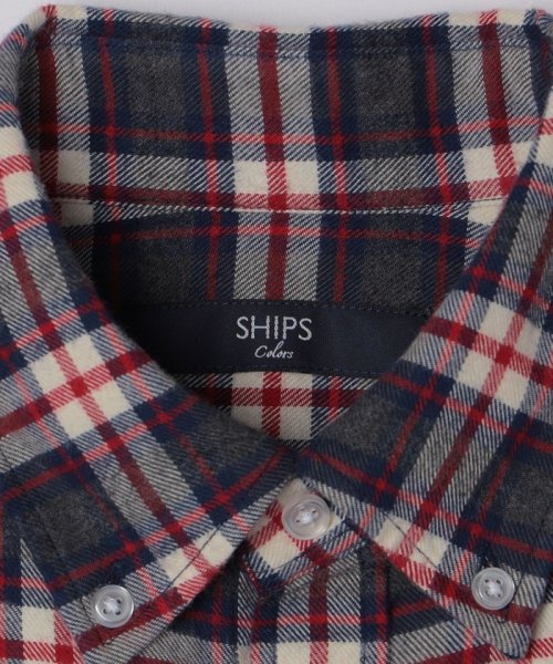 SHIPS Colors  MEN(シップスカラーズ　メン)/SHIPS Colors: ネルチェック ボダンダウン カラー ロングスリーブ ドレスシャツ/img06