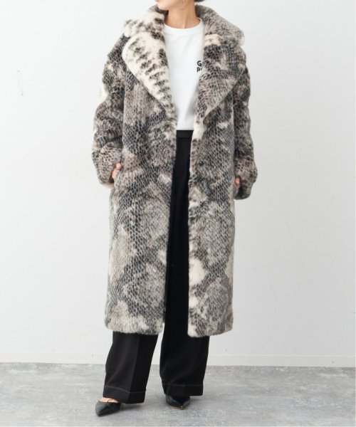 U by Spick&Span(ユーバイ　スピック＆スパン)/【JAKKE/ジャッキー】 KATIE COAT SNAKE PRINT/img04