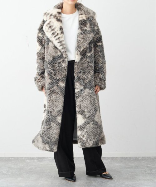 U by Spick&Span(ユーバイ　スピック＆スパン)/【JAKKE/ジャッキー】 KATIE COAT SNAKE PRINT/img05