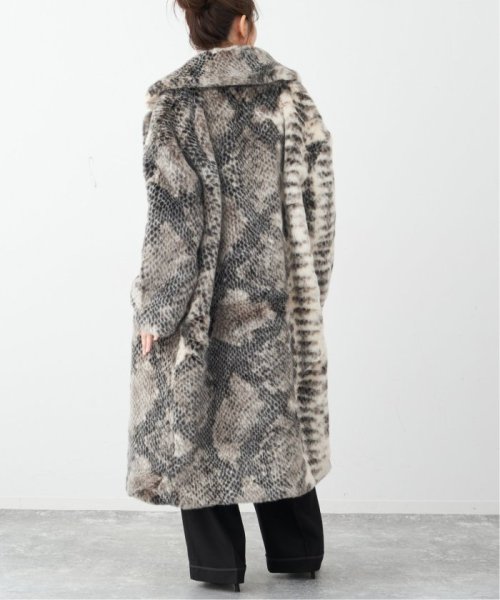 U by Spick&Span(ユーバイ　スピック＆スパン)/【JAKKE/ジャッキー】 KATIE COAT SNAKE PRINT/img08