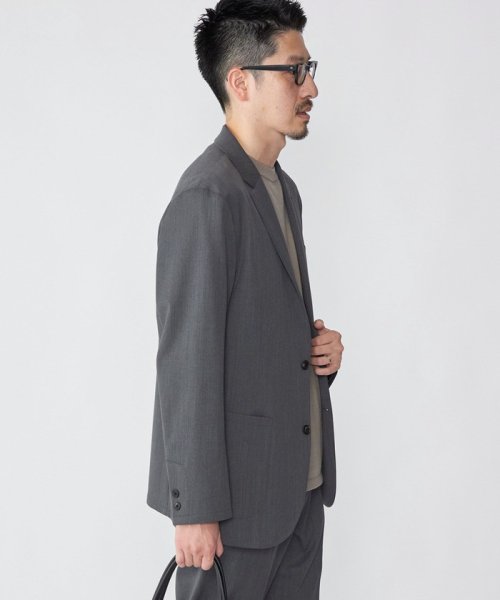 SHIPS: 〈セットアップ対応・手洗い可能〉スーパー140 2ボタン テーラードジャケット SHIPS 〈セットアップ対応 手洗い可能〉スーパー140 リラックス