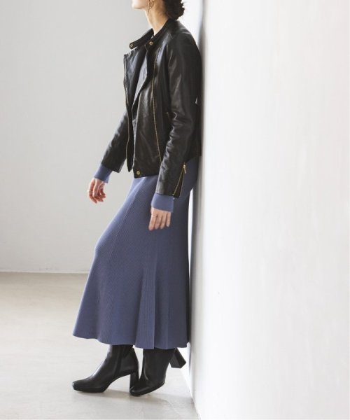 《追加》ソフトラムレザーライダースブルゾン8 製品洗い 年齢30代/身長 S/着用サイズ