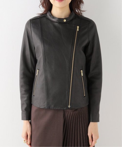 《追加》ソフトラムレザーライダースブルゾン8 製品洗い 年齢30代/身長 S/着用サイズ
